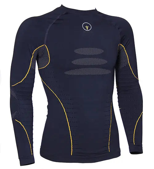 Forcefield FF6041 Tech 2 Base Layer Shirt Blue - FREE UK Shipping, FREE 365 Day Returns | Moto Central