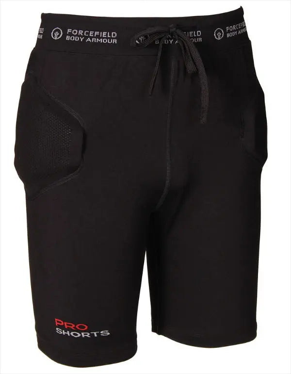 Forcefield Level 1 Pro Shorts Black - FREE UK Shipping, FREE 365 Day Returns | Moto Central