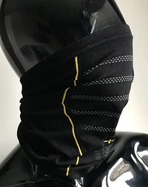 Forcefield Tech 3 Base Layer Neck Warmer Black / Yellow - FREE UK Shipping, FREE 365 Day Returns | Moto Central