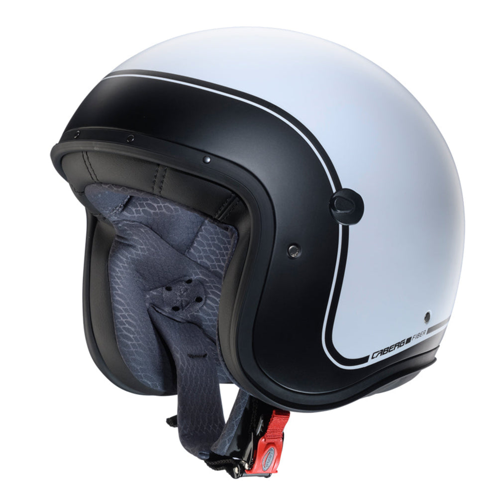 Caberg Freeride X Imola Open Face Helmet Matt White / Black - FREE UK Shipping, FREE 365 Day Returns | Moto Central