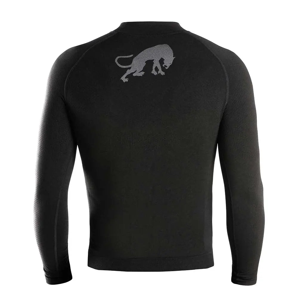 Furygan Active 37.5 Thermo Base Layer Long Sleeves T-Shirt Black / Red - FREE UK Shipping, FREE 365 Day Returns | Moto Central