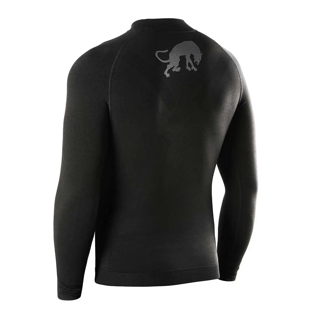 Furygan Active 37.5 Thermo Base Layer Long Sleeves T-Shirt Black / Red - FREE UK Shipping, FREE 365 Day Returns | Moto Central