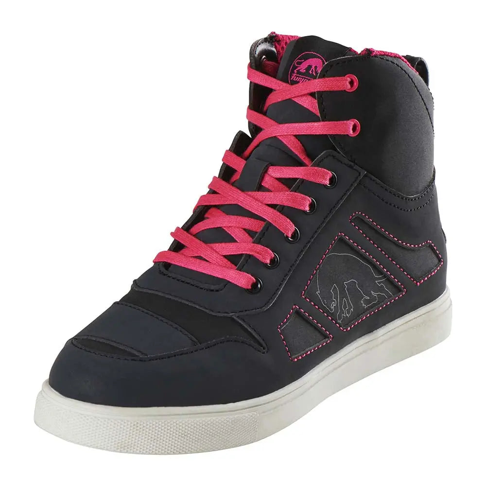 Furygan Angie D3O Shoes Black / Pink - FREE UK Shipping, FREE 365 Day Returns | Moto Central