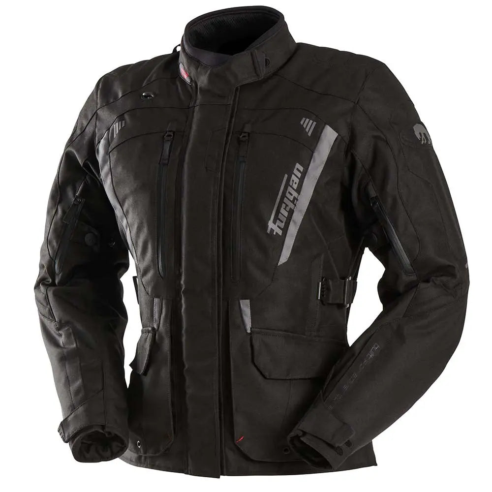 Furygan Apalaches Evo Ladies Textile Jacket Black / Grey - FREE UK Shipping, FREE 365 Day Returns | Moto Central