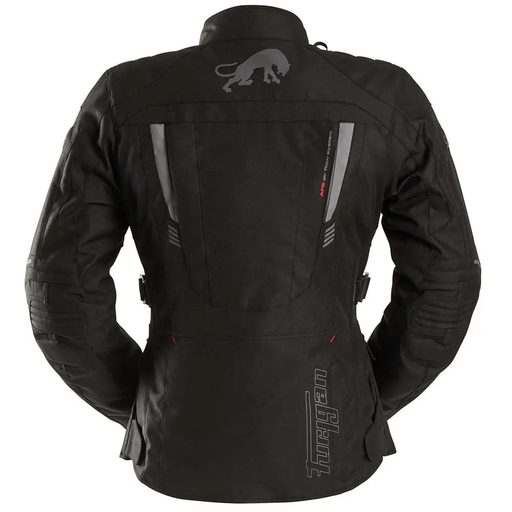 Furygan Apalaches Evo Ladies Textile Jacket Black / Grey - FREE UK Shipping, FREE 365 Day Returns | Moto Central