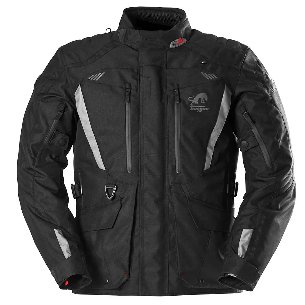 Furygan Apalaches Evo Textile Jacket Black / Grey - FREE UK Shipping, FREE 365 Day Returns | Moto Central