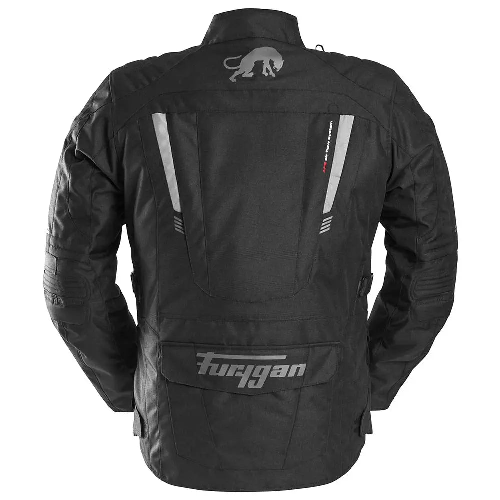 Furygan Apalaches Evo Textile Jacket Black / Grey - FREE UK Shipping, FREE 365 Day Returns | Moto Central