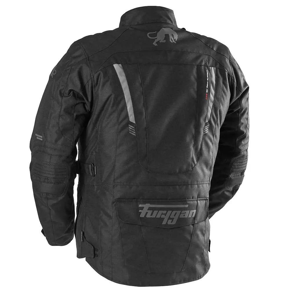 Furygan Apalaches Evo Textile Jacket Black / Grey - FREE UK Shipping, FREE 365 Day Returns | Moto Central