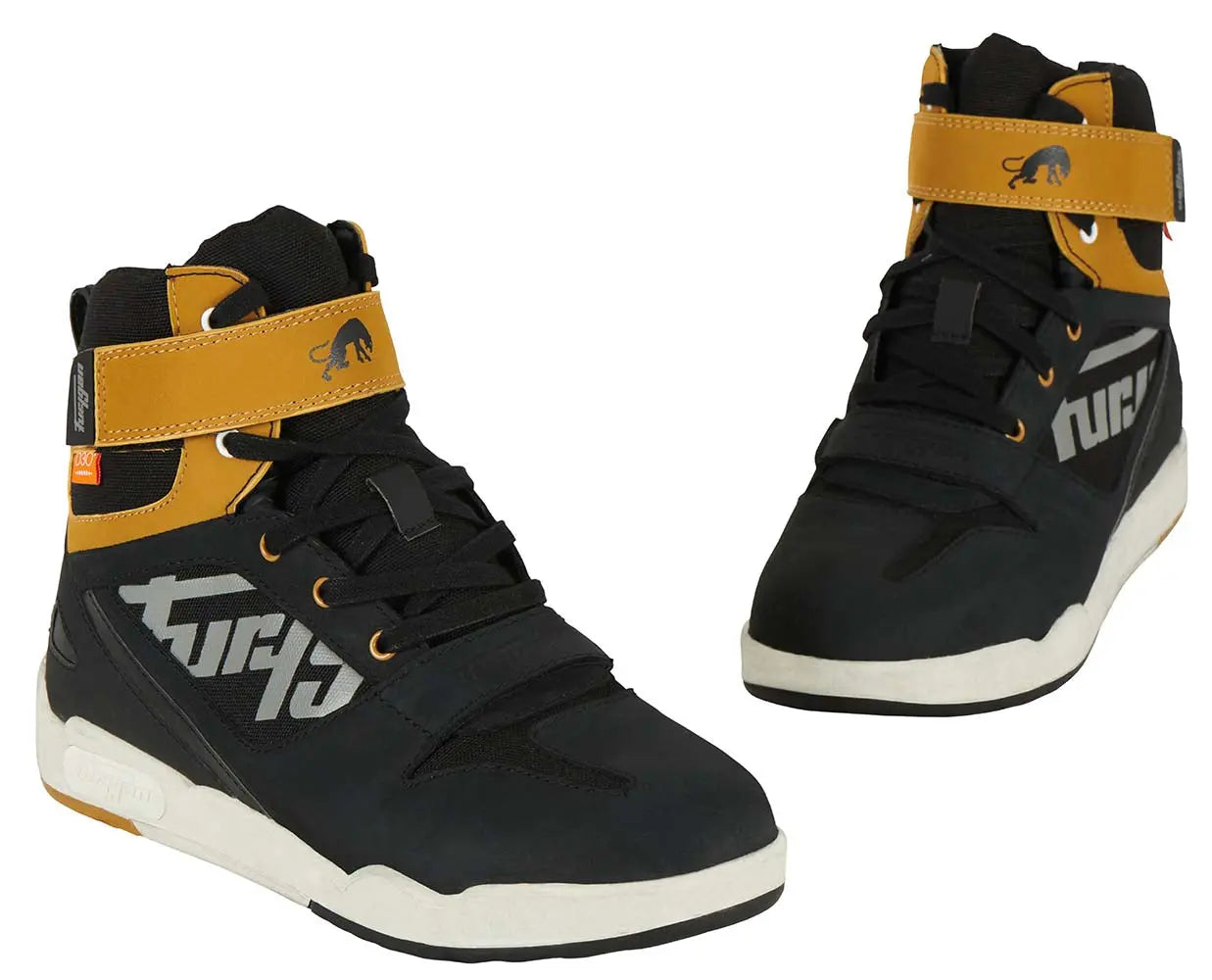 Furygan Basket Get Down Shoes Black / Brown - FREE UK Shipping, FREE 365 Day Returns | Moto Central