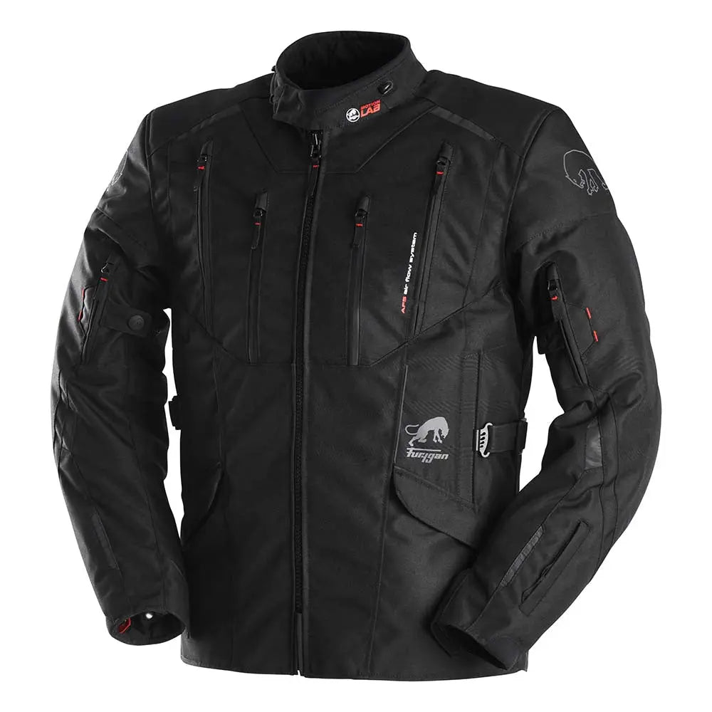 Furygan Brooks Textile Jacket Black - FREE UK Shipping, FREE 365 Day Returns | Moto Central