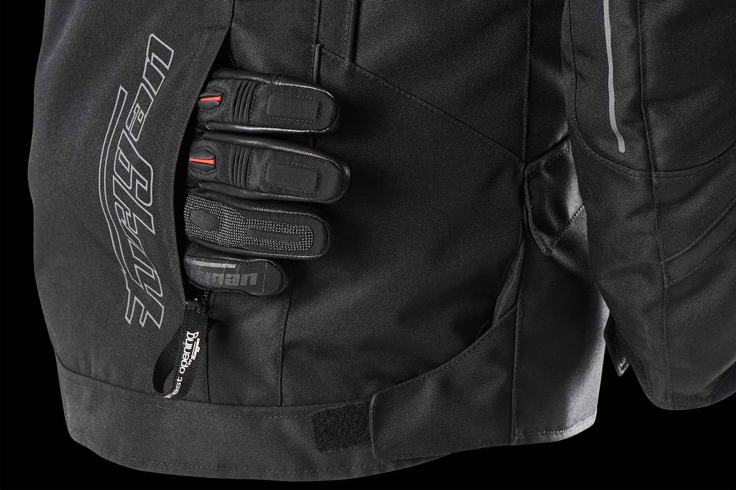 Furygan Brooks Textile Jacket Black - FREE UK Shipping, FREE 365 Day Returns | Moto Central