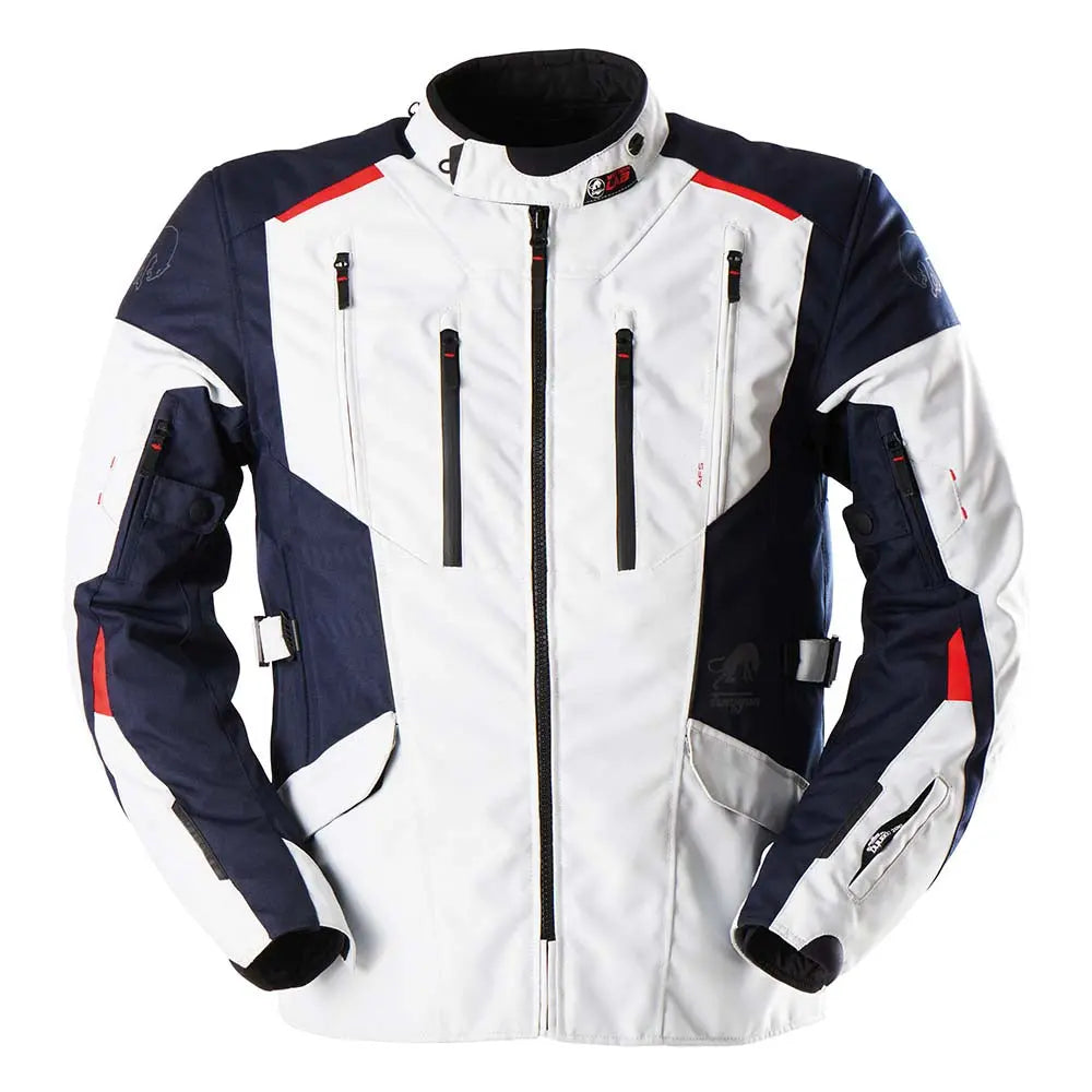 Furygan Brooks Textile Jacket Pearl / Blue - FREE UK Shipping, FREE 365 Day Returns | Moto Central