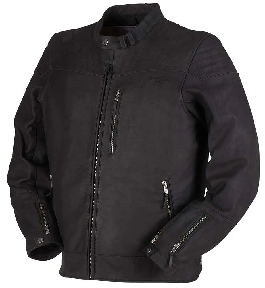 Furygan Clint Evo Leather Jacket Black - FREE UK Shipping, FREE 365 Day Returns | Moto Central