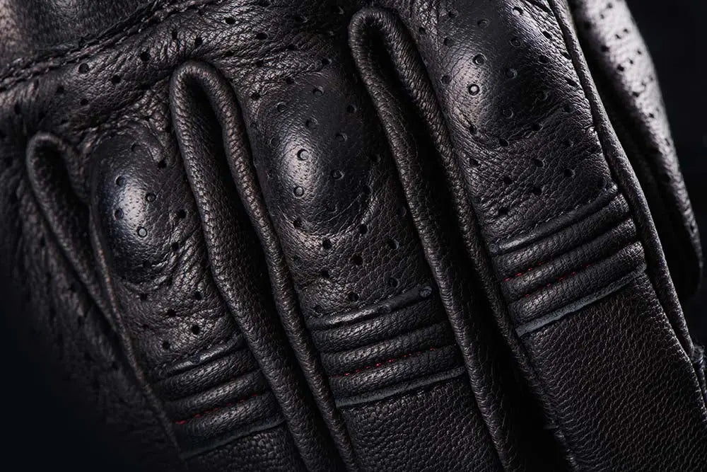 Furygan Dean Leather Gloves Black - FREE UK Shipping, FREE 365 Day Returns | Moto Central