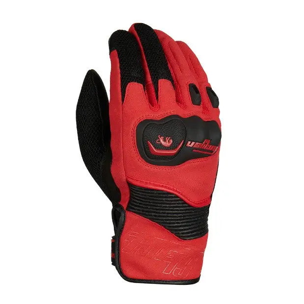 Furygan Dust D3O Textile Gloves Black / Red  - FREE UK Shipping, FREE 365 Day Returns | Moto Central