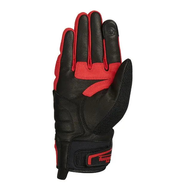 Furygan Dust D3O Textile Gloves Black / Red  - FREE UK Shipping, FREE 365 Day Returns | Moto Central