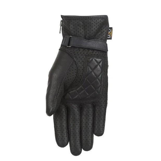 Furygan Elektra D3O Ladies Leather Gloves Black  - FREE UK Shipping, FREE 365 Day Returns | Moto Central