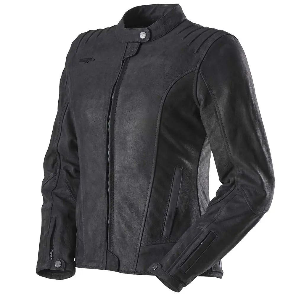 Furygan Elena Ladies Leather Jacket Black - FREE UK Shipping, FREE 365 Day Returns | Moto Central