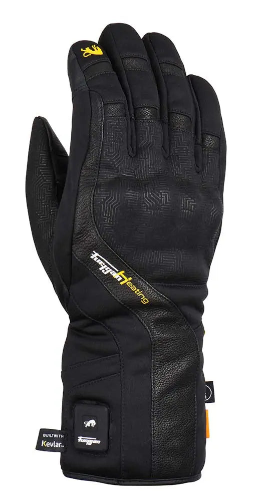 Furygan Heat X Kevlar Heated Gloves Black - FREE UK Shipping, FREE 365 Day Returns | Moto Central