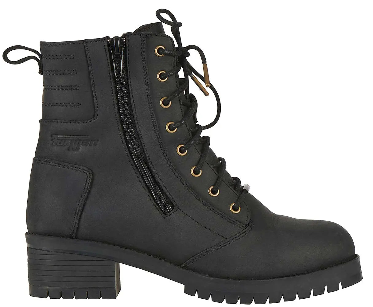 Furygan Janis Ladies Boots Black - FREE UK Shipping, FREE 365 Day Returns | Moto Central