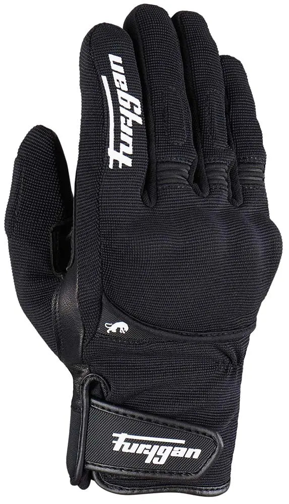 Furygan Jet All Season D3O Gloves Black / White - FREE UK Shipping, FREE 365 Day Returns | Moto Central