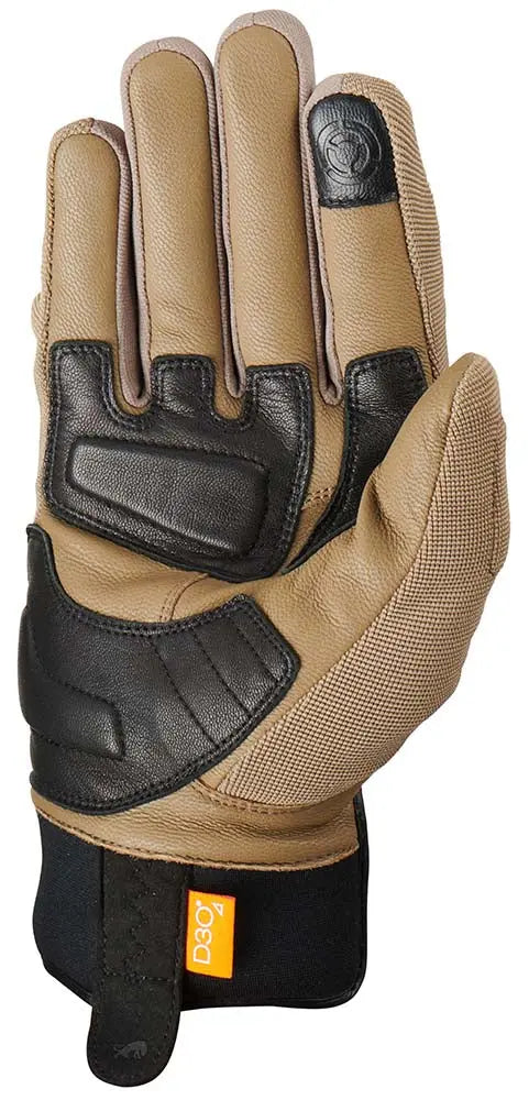 Furygan Jet All Season D3O Gloves Sand / Black - FREE UK Shipping, FREE 365 Day Returns | Moto Central