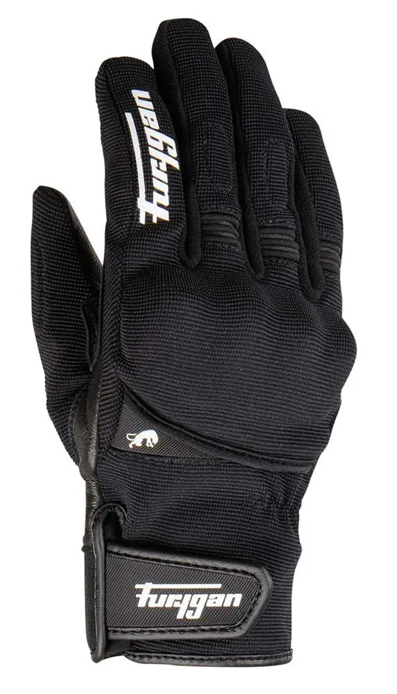 Furygan Jet All Season D3O Ladies Gloves Black / White - FREE UK Shipping, FREE 365 Day Returns | Moto Central