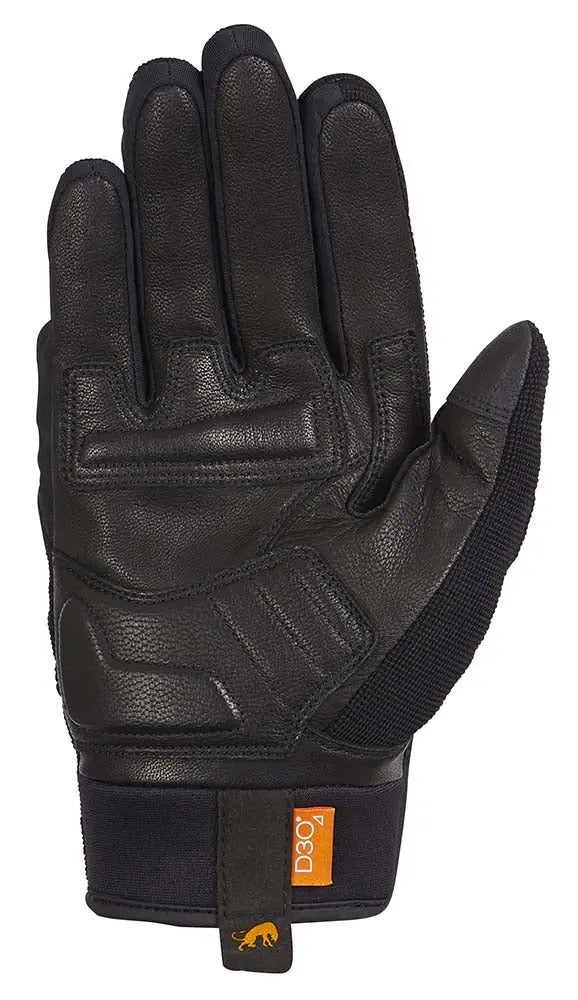 Furygan Jet D3O Textile Gloves Black / Orange - FREE UK Shipping, FREE 365 Day Returns | Moto Central