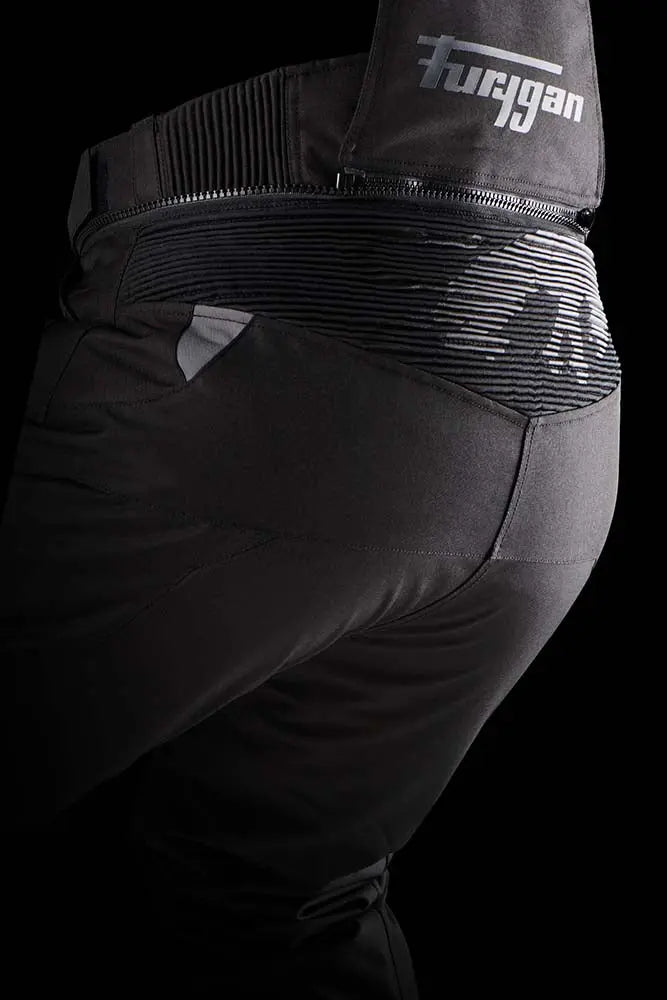 Furygan Killington Ladies Textile Trouser Black / Grey - FREE UK Shipping, FREE 365 Day Returns | Moto Central