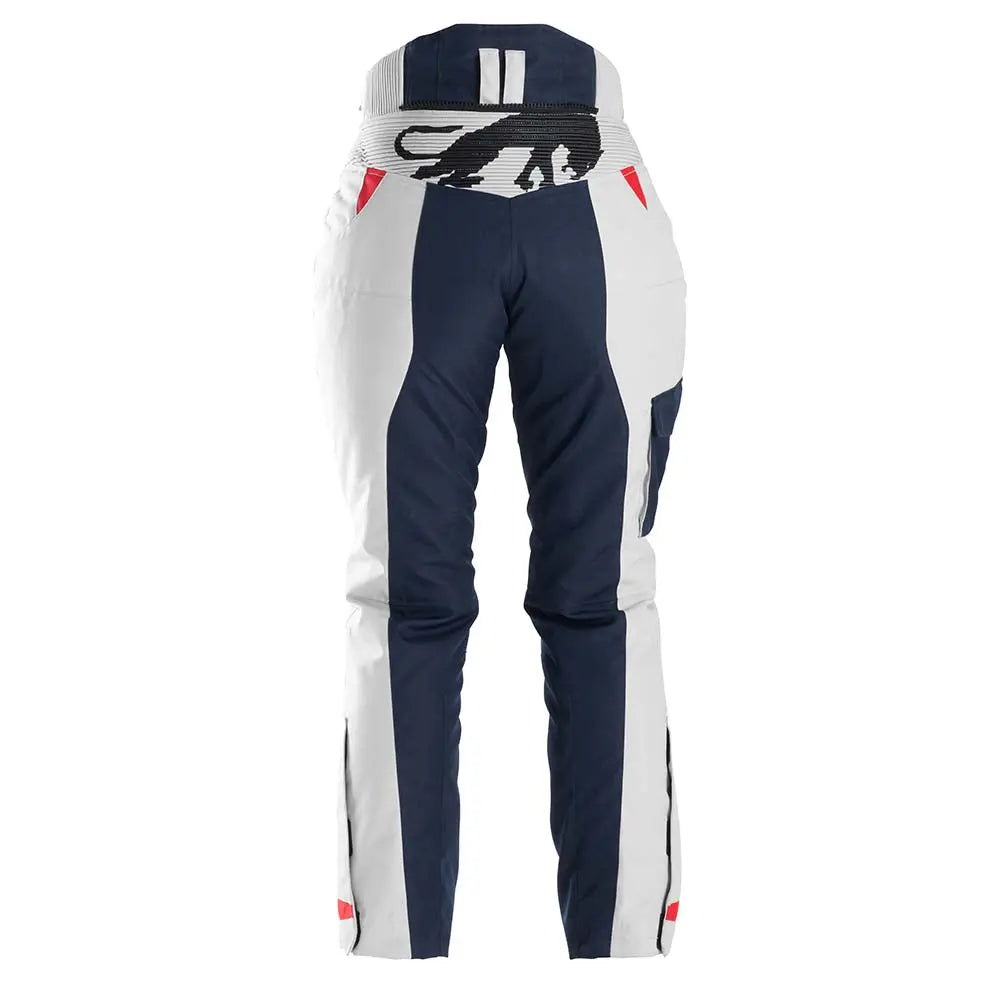 Furygan Killington Ladies Textile Trouser Blue / Pearl / Red - FREE UK Shipping, FREE 365 Day Returns | Moto Central