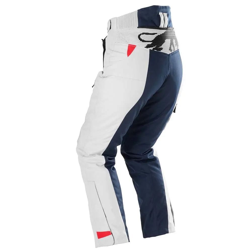 Furygan Killington Ladies Textile Trouser Blue / Pearl / Red - FREE UK Shipping, FREE 365 Day Returns | Moto Central