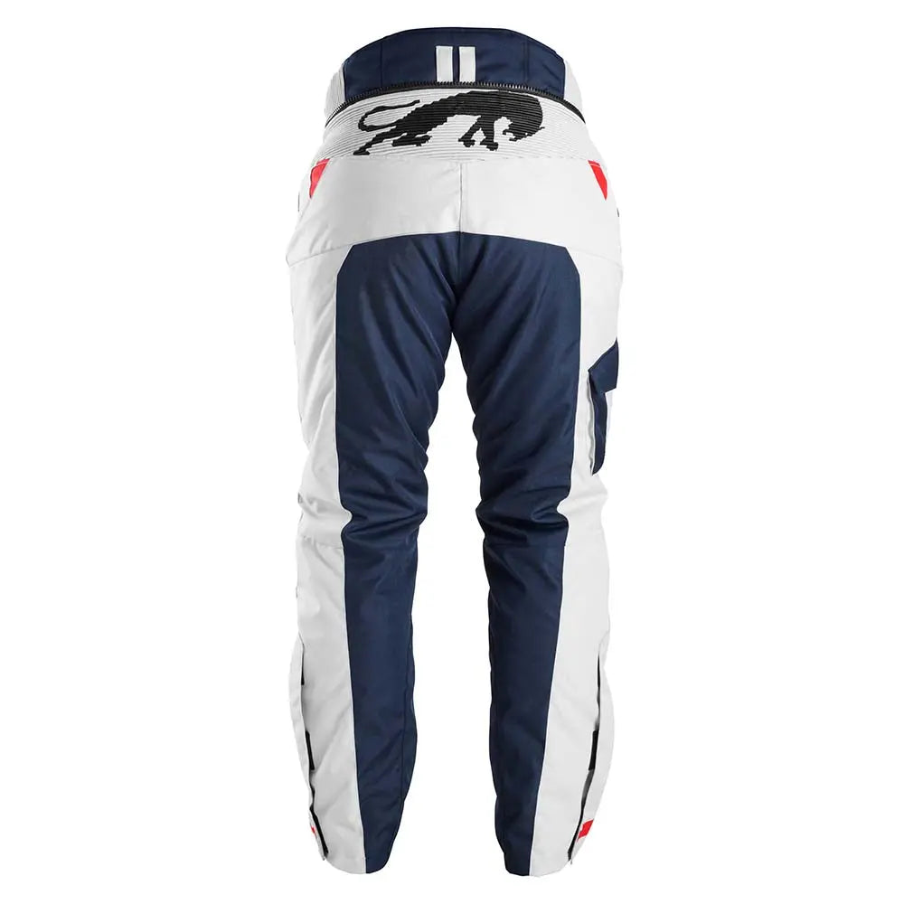 Furygan Killington Textile Trouser Blue / Pearl / Red - FREE UK Shipping, FREE 365 Day Returns | Moto Central