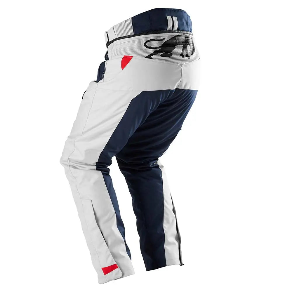 Furygan Killington Textile Trouser Blue / Pearl / Red - FREE UK Shipping, FREE 365 Day Returns | Moto Central