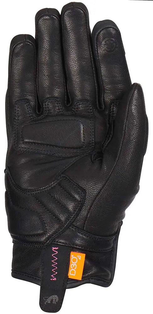 Furygan LR Jet All Season D3O Ladies Leather Gloves Black - FREE UK Shipping, FREE 365 Day Returns | Moto Central