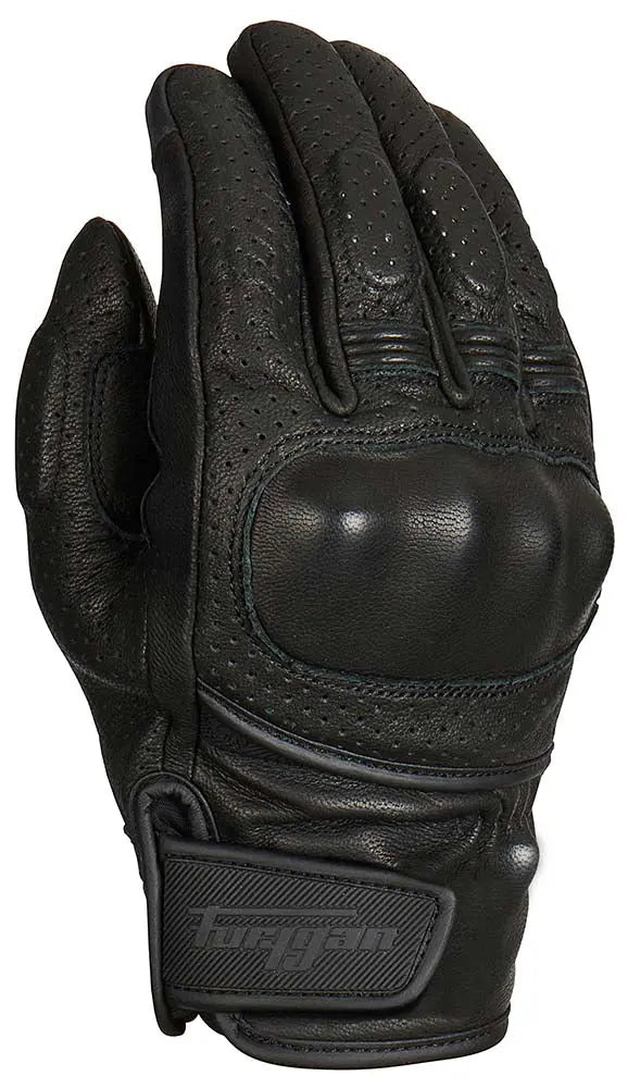 Furygan LR Jet D3O Vented Leather Gloves Black - FREE UK Shipping, FREE 365 Day Returns | Moto Central