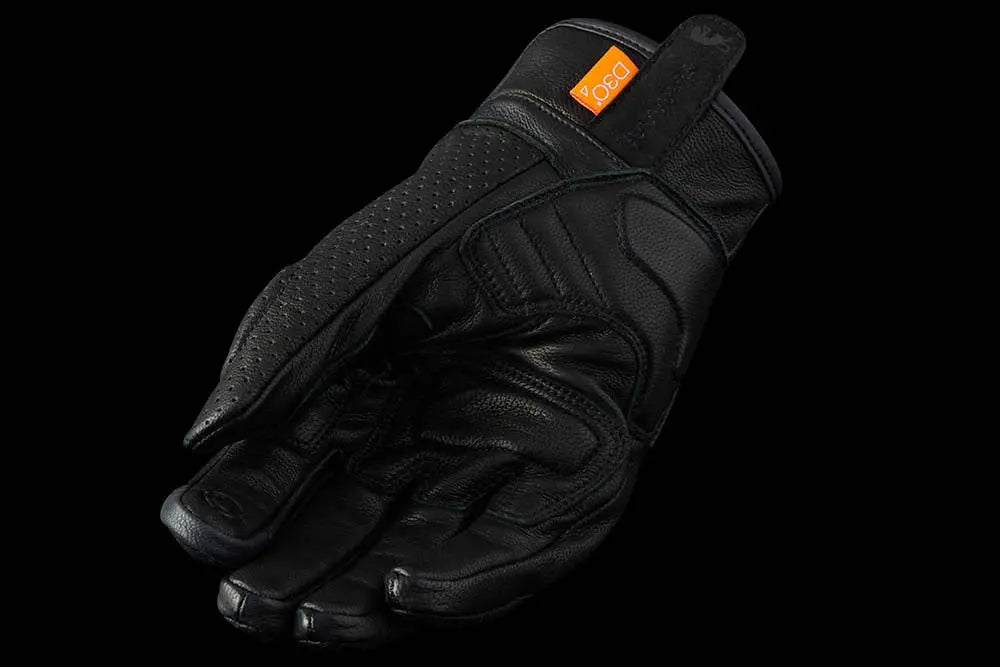 Furygan LR Jet D3O Vented Leather Gloves Black - FREE UK Shipping, FREE 365 Day Returns | Moto Central