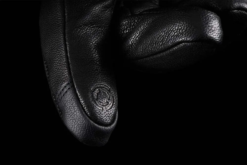 Furygan Land DK D3O Ladies Leather Gloves Black - FREE UK Shipping, FREE 365 Day Returns | Moto Central