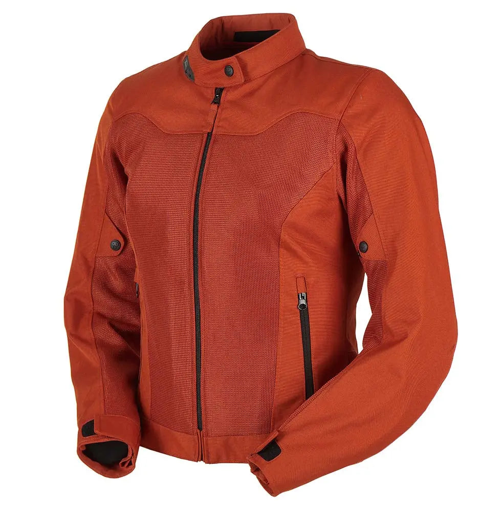 Furygan Mistral Evo 3 Ladies Textile Jacket Rust - FREE UK Shipping, FREE 365 Day Returns | Moto Central