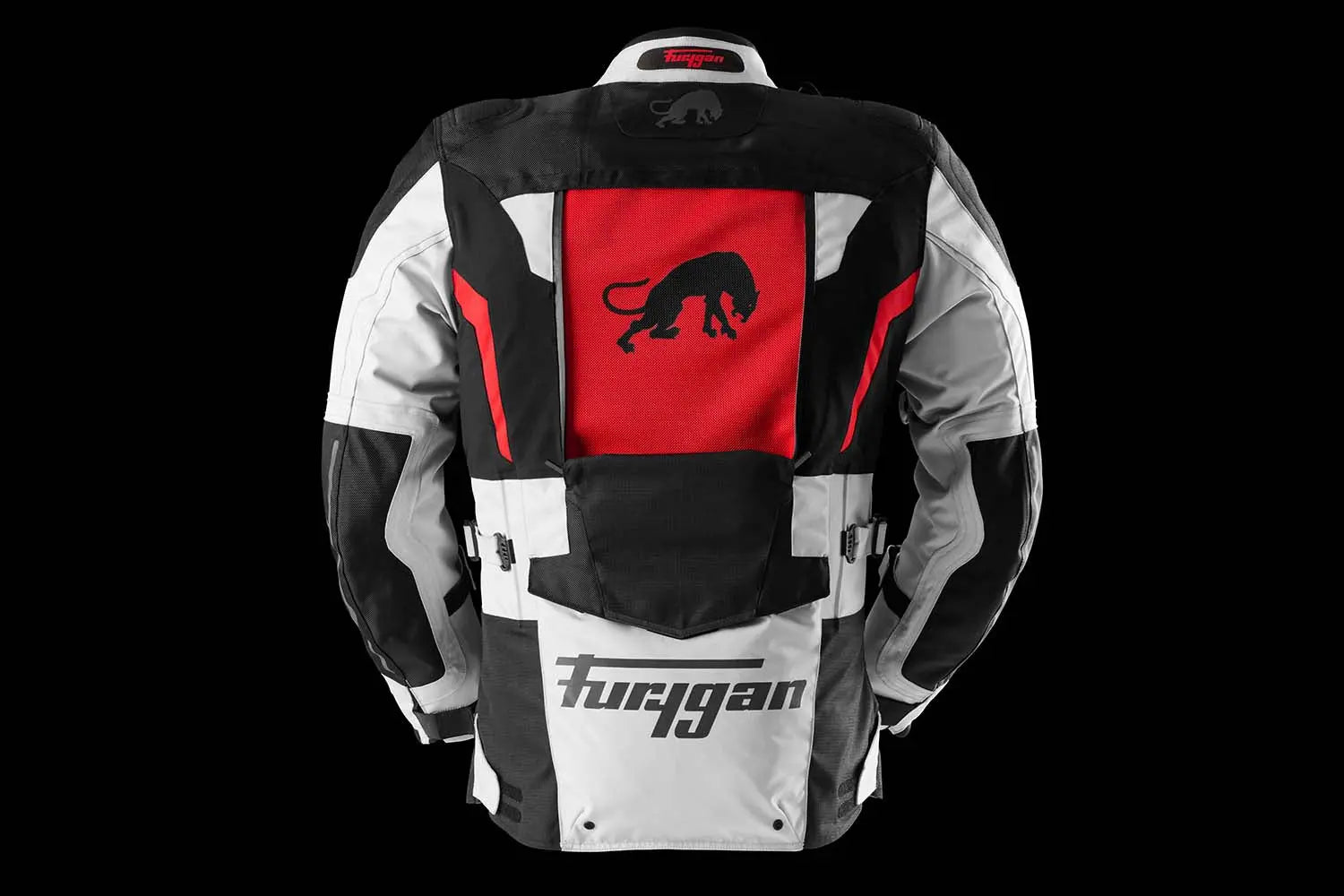 Furygan Montroc Kevlar Primaloft 3-In-1+ Jacket Black / Pearl / Red - FREE UK Shipping, FREE 365 Day Returns | Moto Central