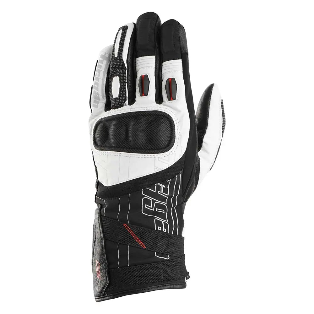 Furygan Nomad Textile Gloves Black / Pearl - FREE UK Shipping, FREE 365 Day Returns | Moto Central