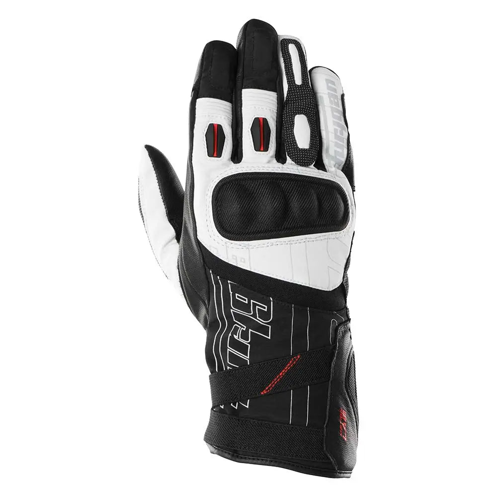 Furygan Nomad Textile Gloves Black / Pearl - FREE UK Shipping, FREE 365 Day Returns | Moto Central