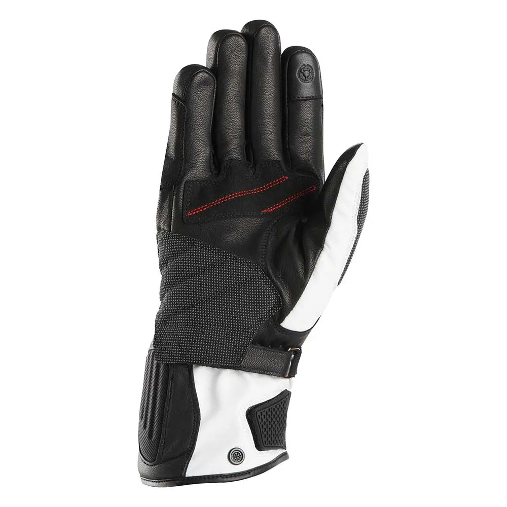 Furygan Nomad Textile Gloves Black / Pearl - FREE UK Shipping, FREE 365 Day Returns | Moto Central