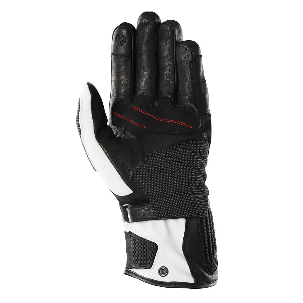 Furygan Nomad Textile Gloves Black / Pearl - FREE UK Shipping, FREE 365 Day Returns | Moto Central