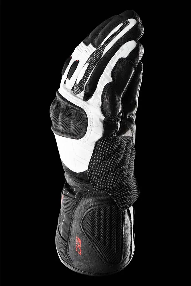 Furygan Nomad Textile Gloves Black / Pearl - FREE UK Shipping, FREE 365 Day Returns | Moto Central