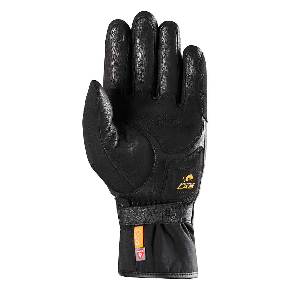 Furygan Oslo D3O Primaloft Ladies Leather Gloves Black / Gold - FREE UK Shipping, FREE 365 Day Returns | Moto Central