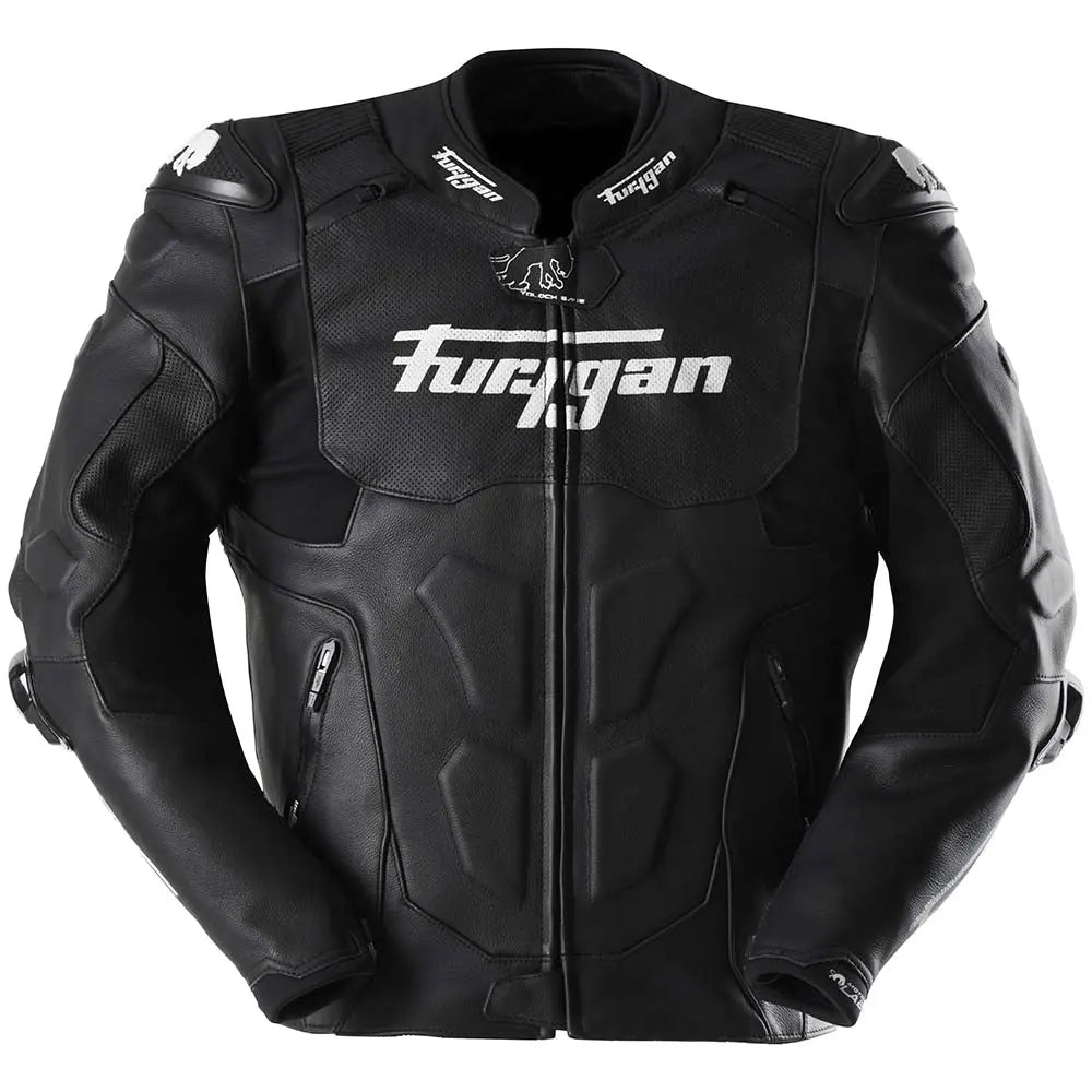 Furygan Raptor Evo 3 Leather Jacket Black / White - FREE UK Shipping, FREE 365 Day Returns | Moto Central