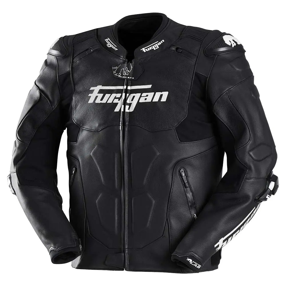 Furygan Raptor Evo 3 Leather Jacket Black / White - FREE UK Shipping, FREE 365 Day Returns | Moto Central