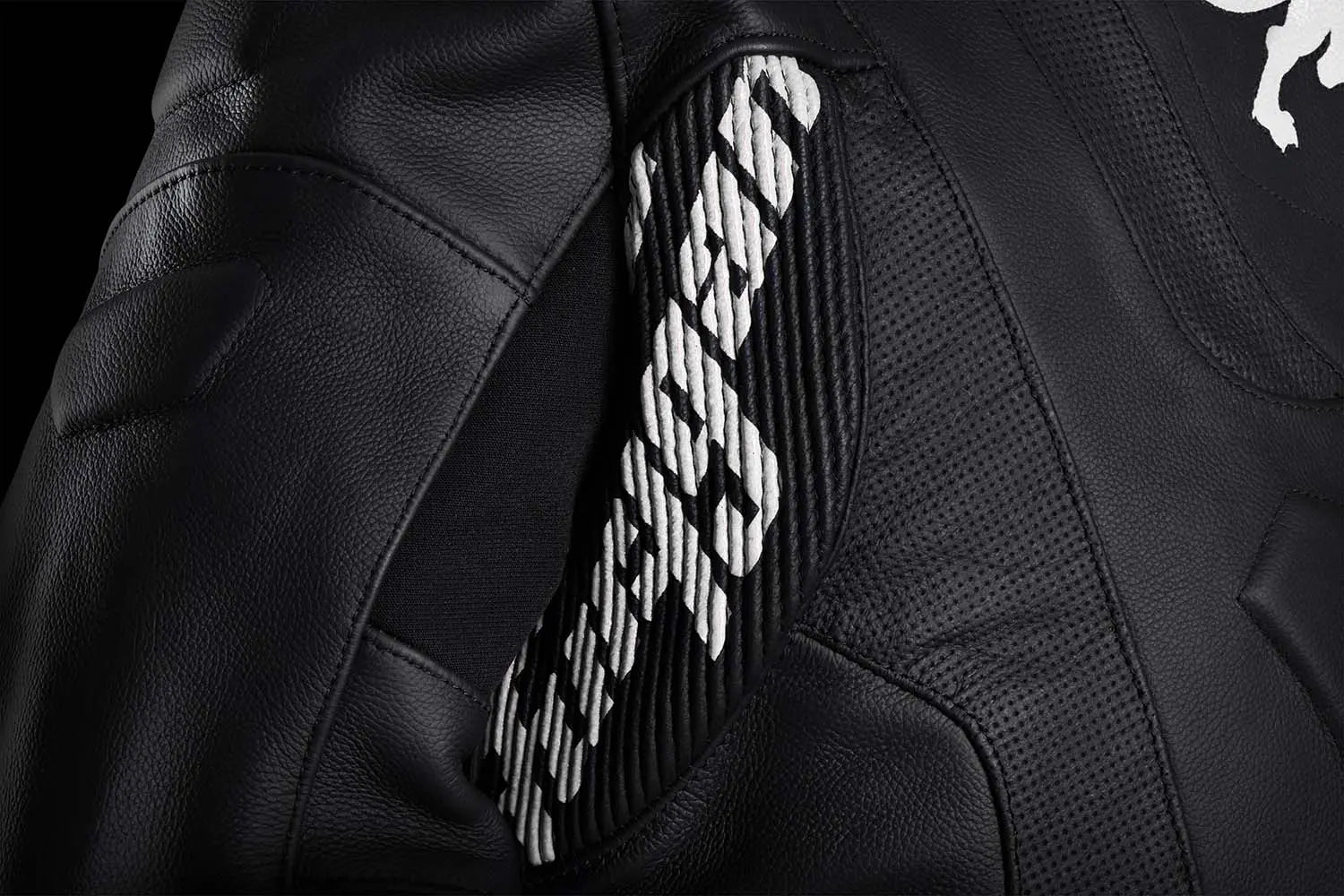 Furygan Raptor Evo 3 Leather Jacket Black / White - FREE UK Shipping, FREE 365 Day Returns | Moto Central