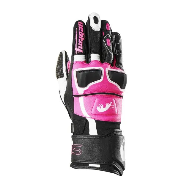 Furygan STYG 15 Ladies Gloves Black / Pink  - FREE UK Shipping, FREE 365 Day Returns | Moto Central