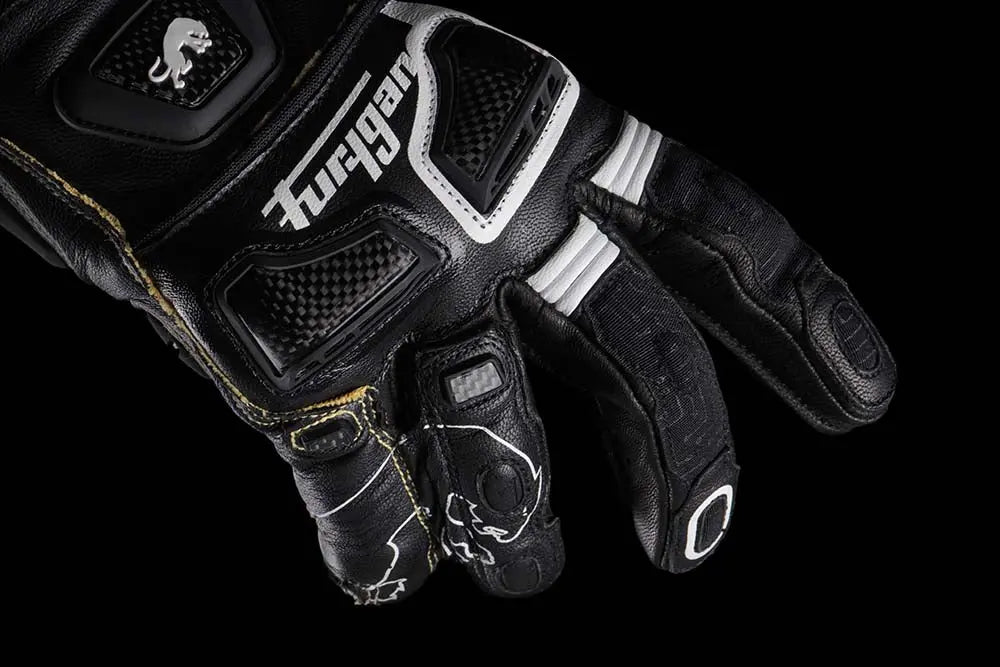 Furygan STYG20 X Kevlar Gloves Black / White - FREE UK Shipping, FREE 365 Day Returns | Moto Central